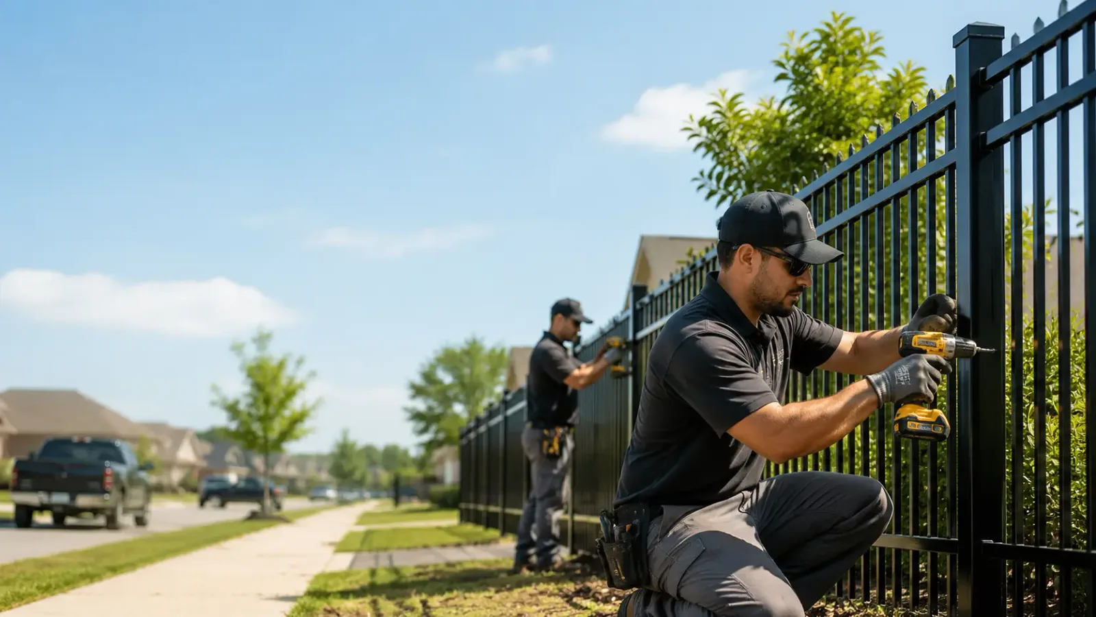 Metal Fence Installation in Aransas Pass, TX